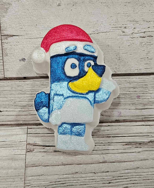 Christmas Blue Dog Bath Bomb