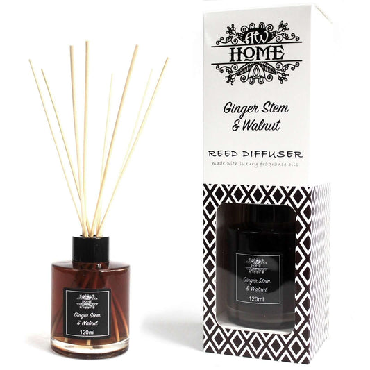 120ml Reed Diffuser - Ginger Stem & Walnut