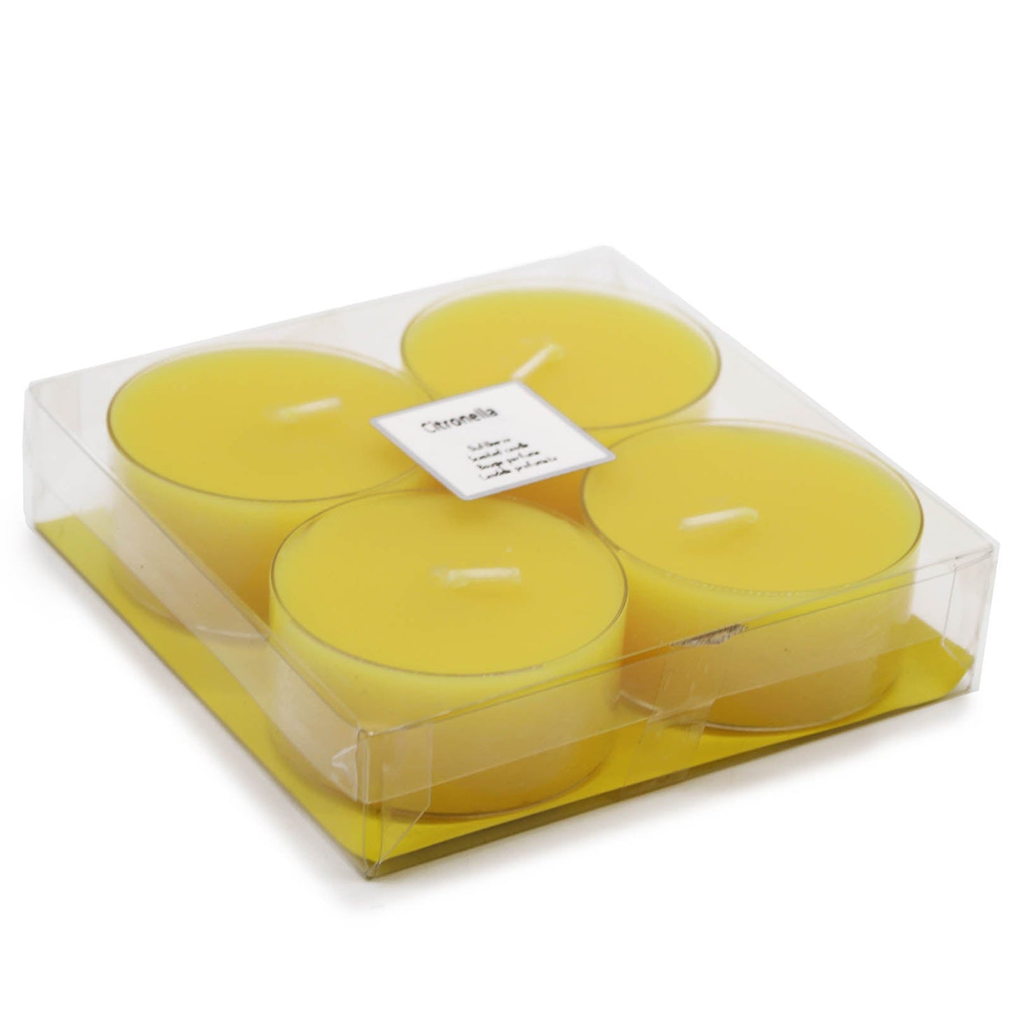 4x Citronella Jumbo Tealights - 8hrs