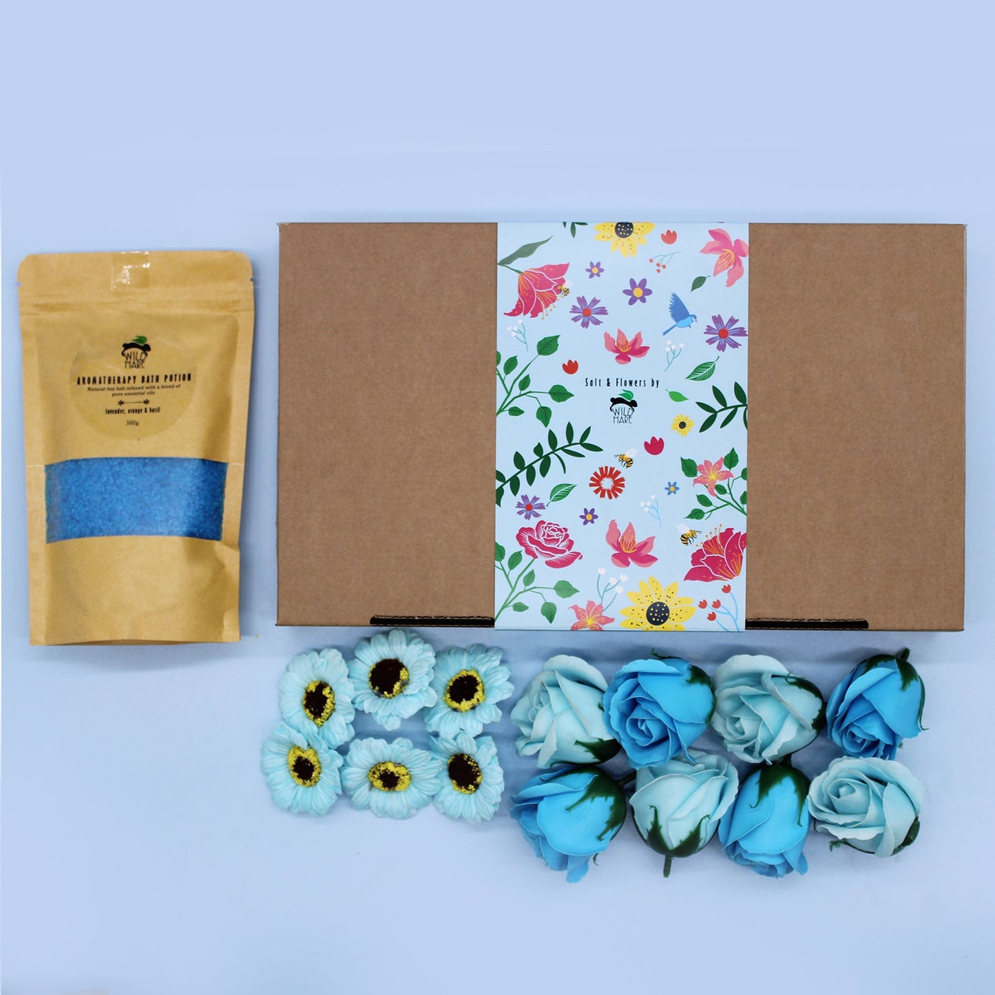 Wild Hare Salt & Flowers Set - Total Unwind