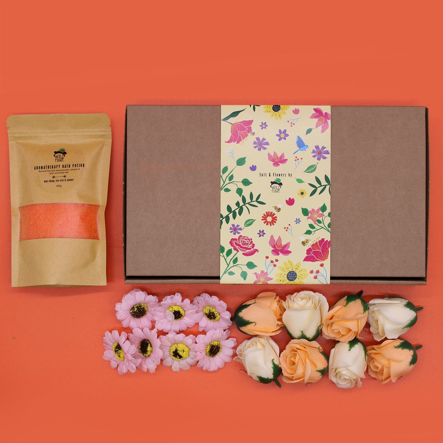 Wild Hare Salt & Flowers Set- Total Detox