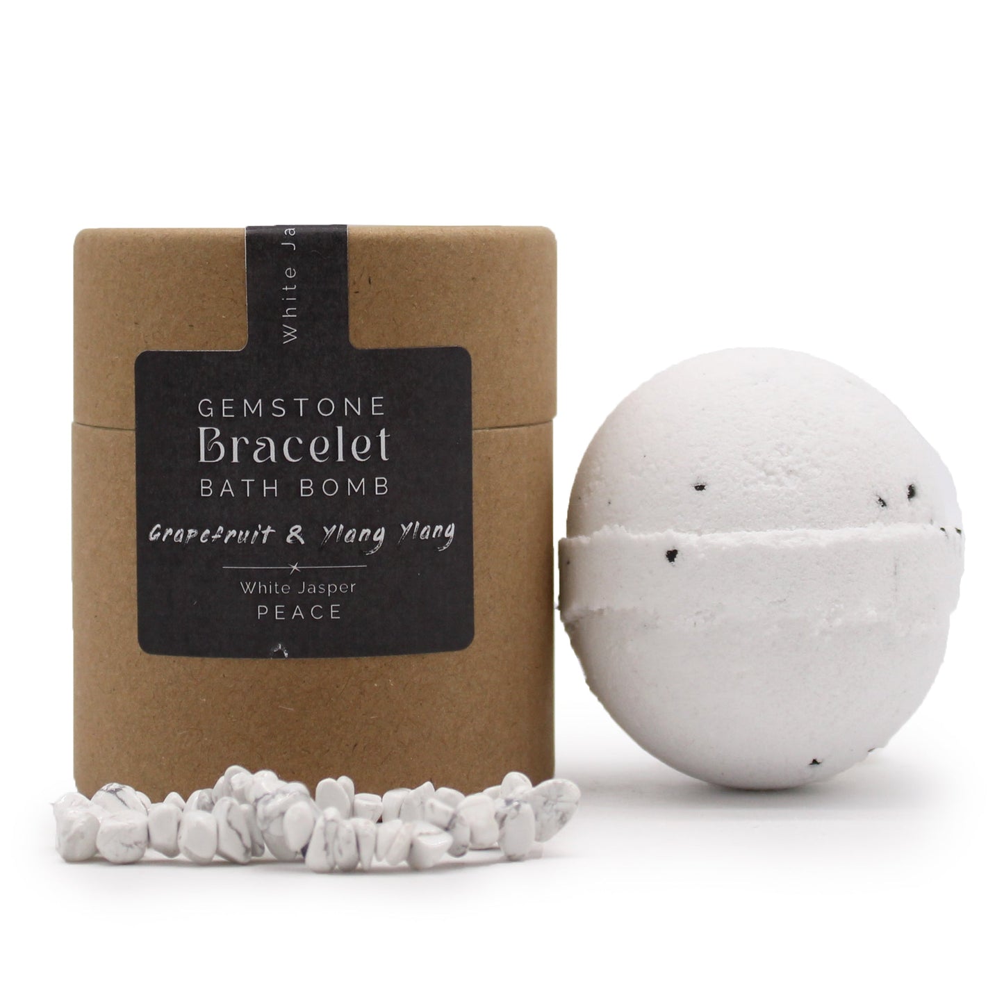 White Jasper Crystal Jewellery Bath Bomb