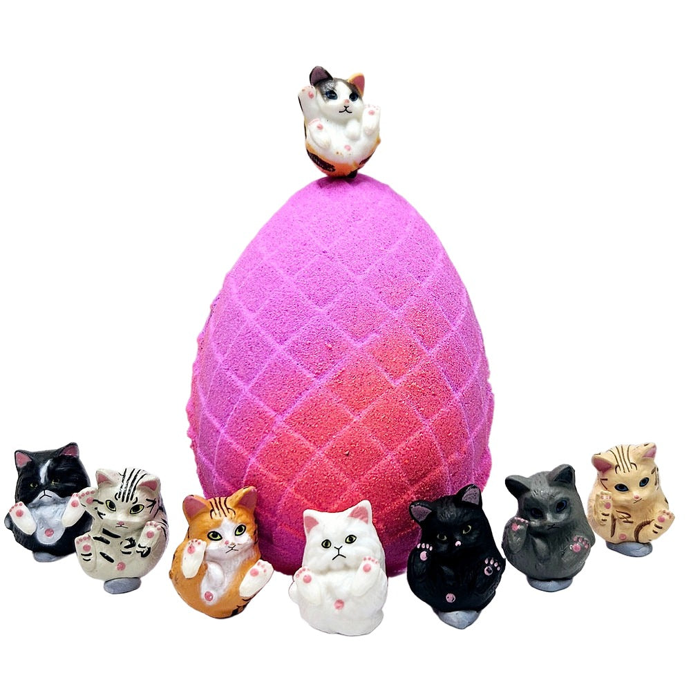 Cute Cat Surprise Hidden Toy Bath Bomb