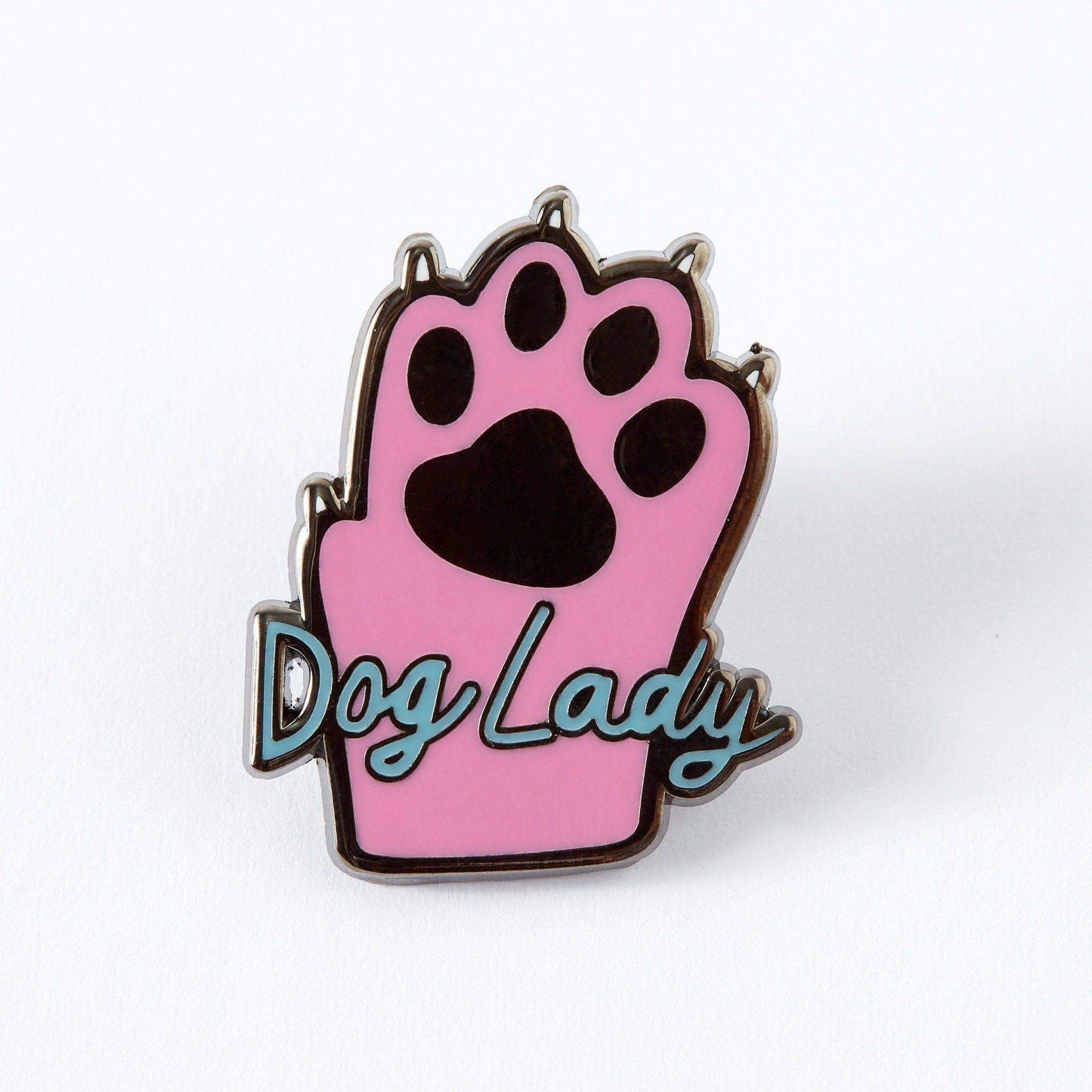 Dog Lady Enamel Pin