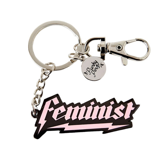 Feminist Enamel Keychain