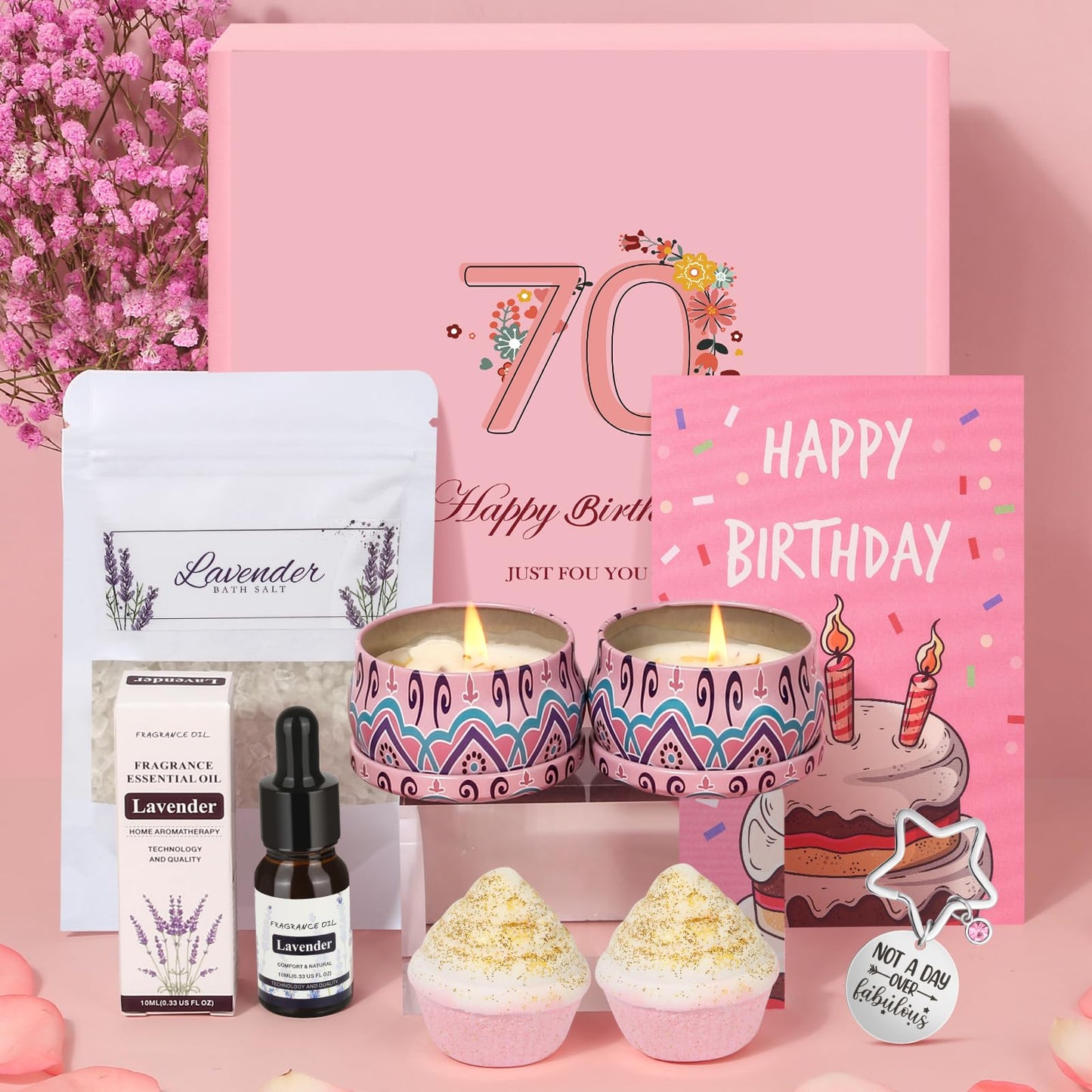 Birthday Pamper Gifts for Women Best Friends, Unique Hampers Self Care Package Spa Set for Mum, Sisters, Female Presents Basket Ladies Birthday Box Gift Ideas