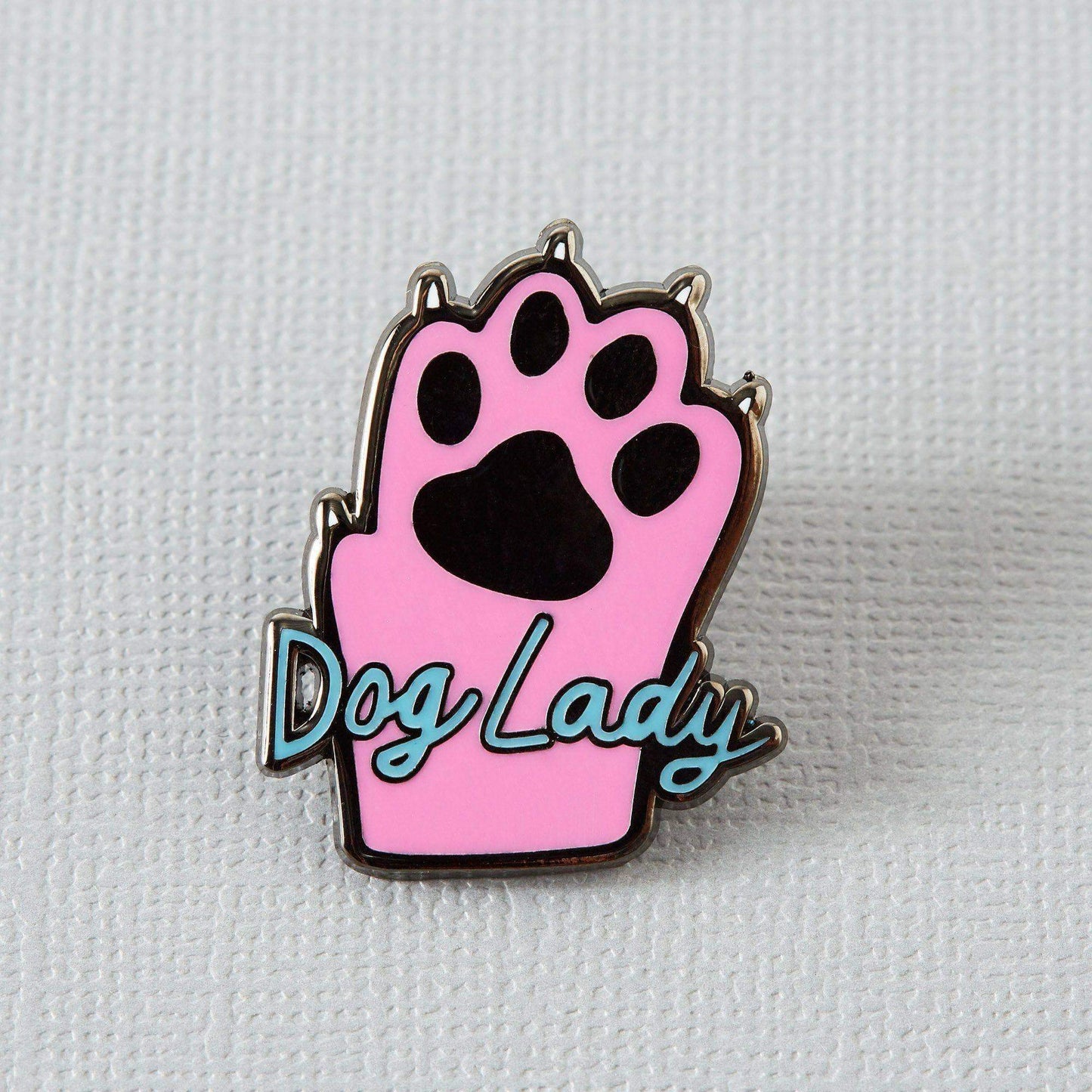 Dog Lady Enamel Pin