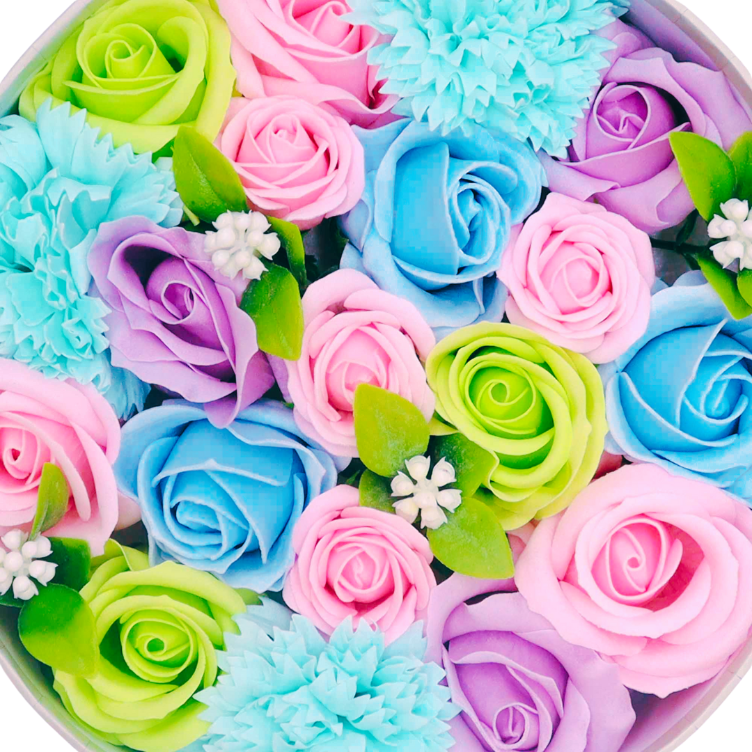 Blue Rose Soap Bouquet