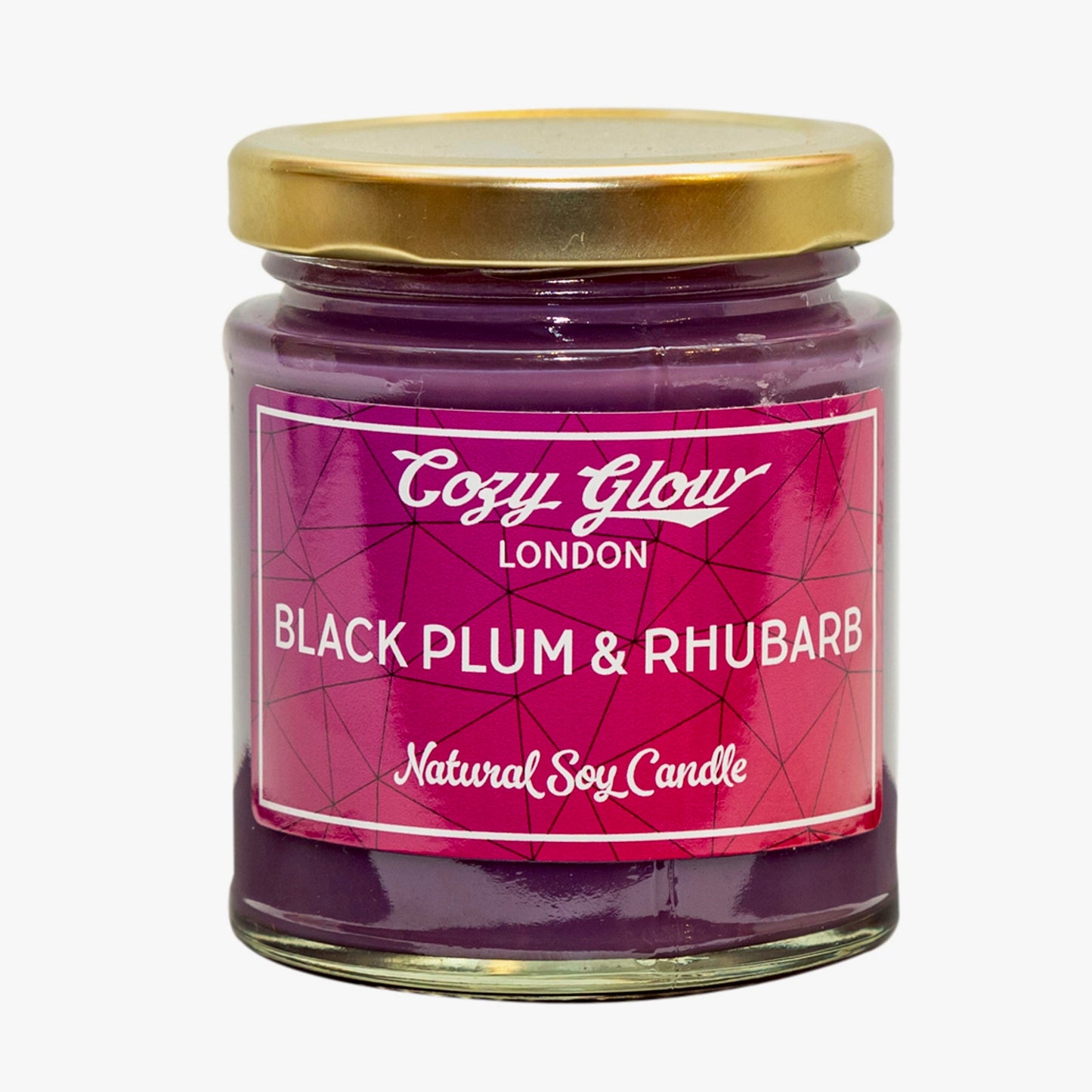 Black Plum & Rhubarb Soy Candle