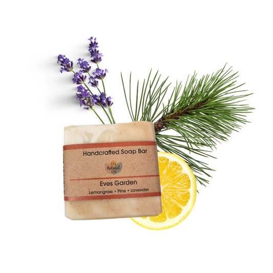 Eves garden Cold Process Soap Bar - Lemongrass Lavender and Pine - 3 different styles