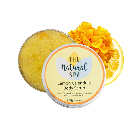 Lemon Calendula, Body Scrub - 3 different size option