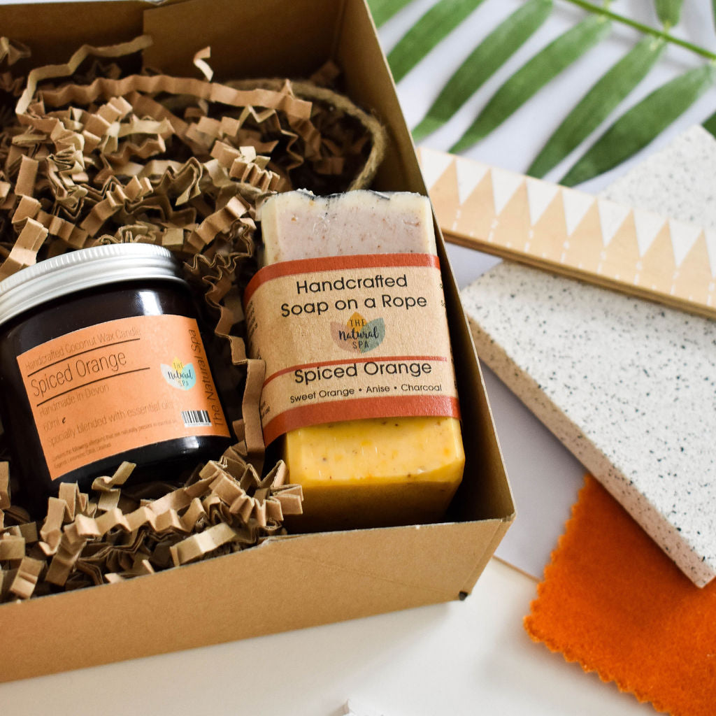 Spiced Orange At Home Natural Spa Set - Bring the spa to your door