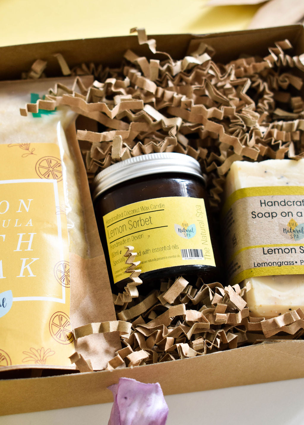 Lemon Sorbet At Home Natural Spa Set - Bring the spa to your door