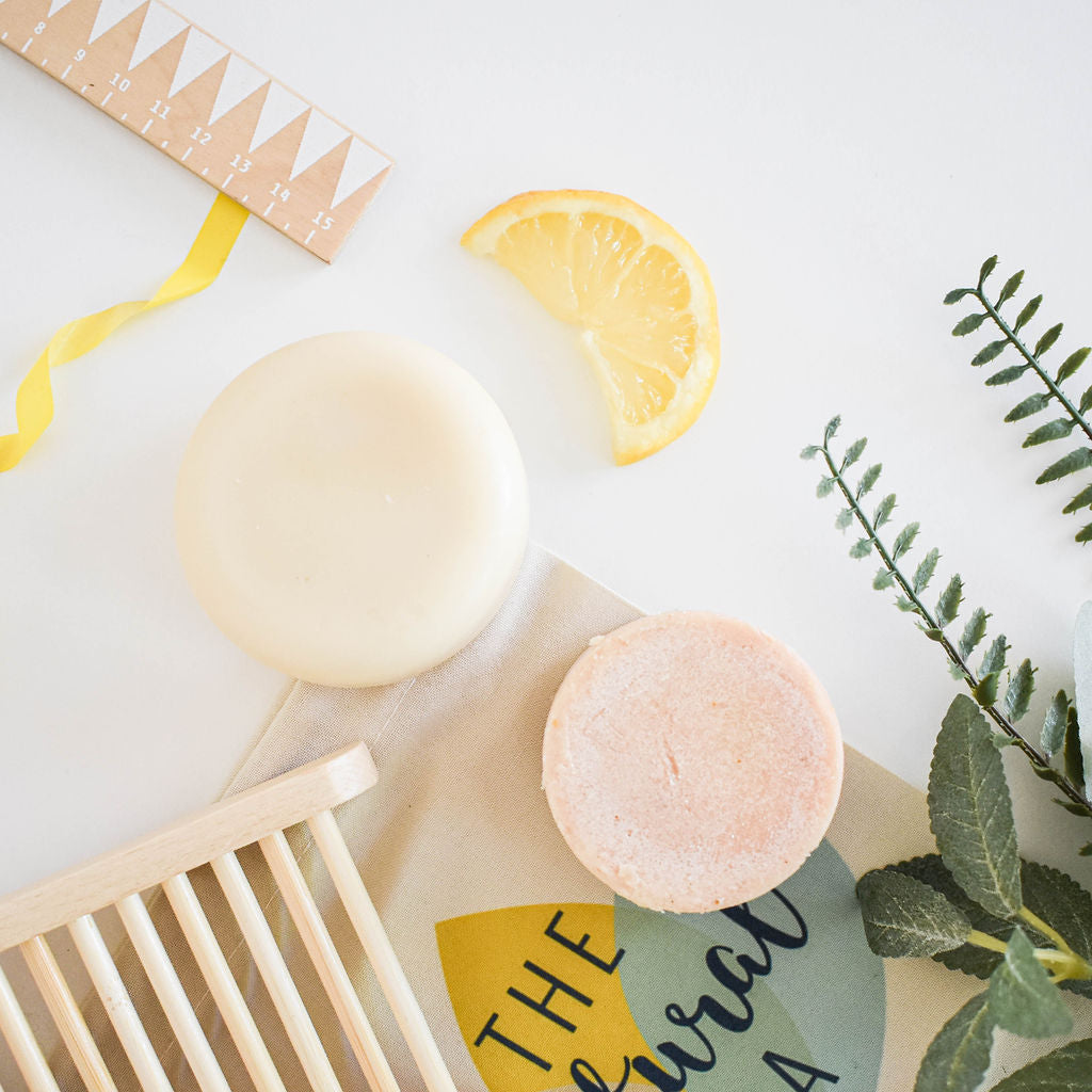 Lemon Shampoo and Conditioner Bar set