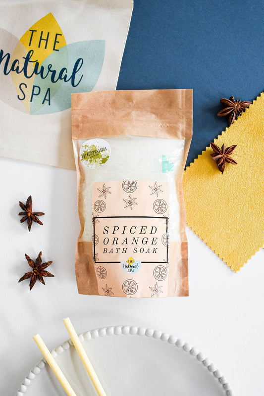 1kg Spiced Orange Bath Salts - Compostable pouch