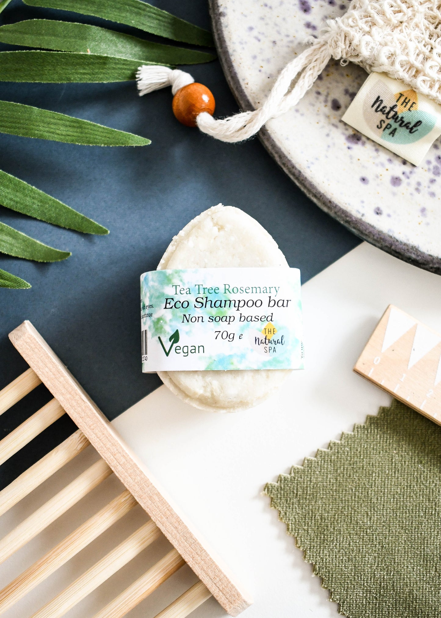 Rosemary TeaTree ECO Shampoo bar - Non Soap based hair wash