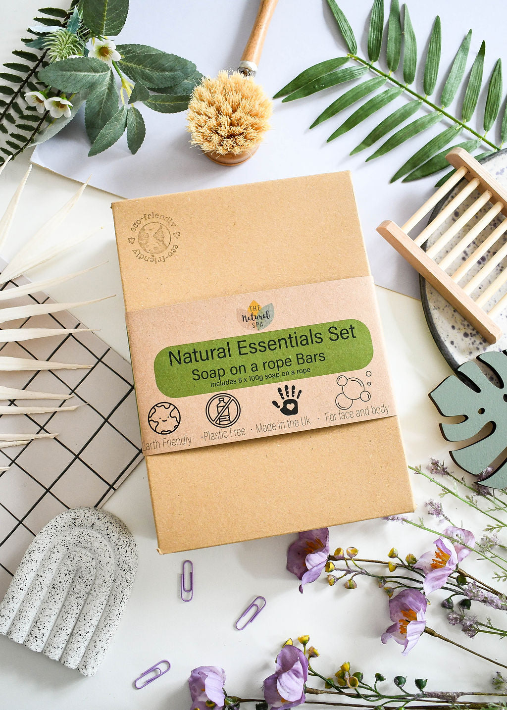 Natural Spa Essentials - Soap bars  - 8 x 100g bars