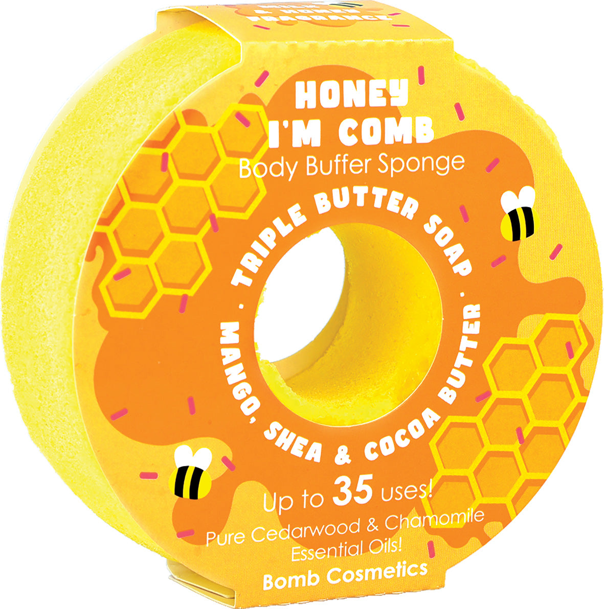 Honey I'm Comb Donut Body Buffer Sponge