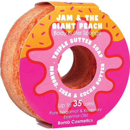 Jam & the Giant Peach Donut Body Buffer Sponge