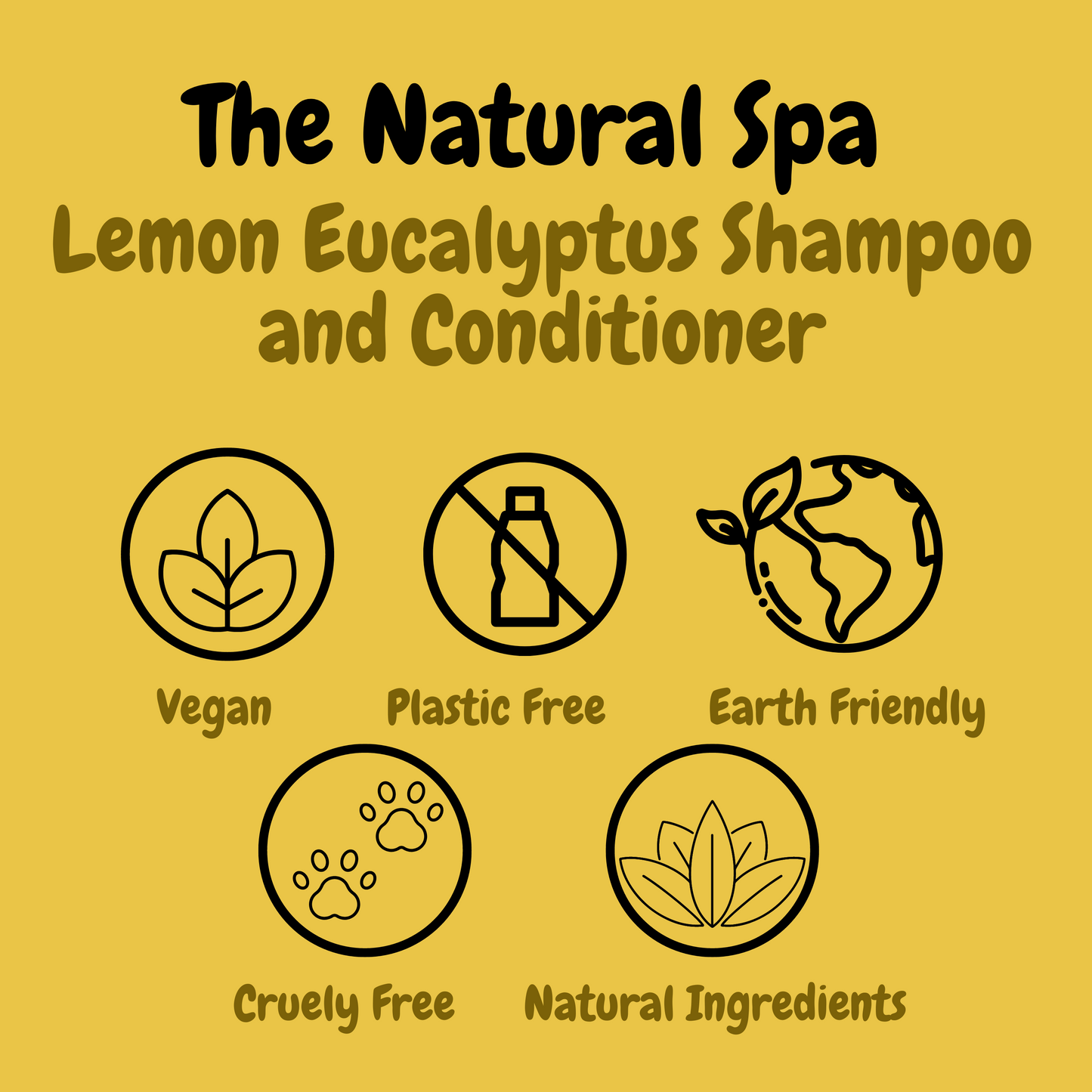 Lemon Eucalyptus Shampoo and Conditioner Bar set