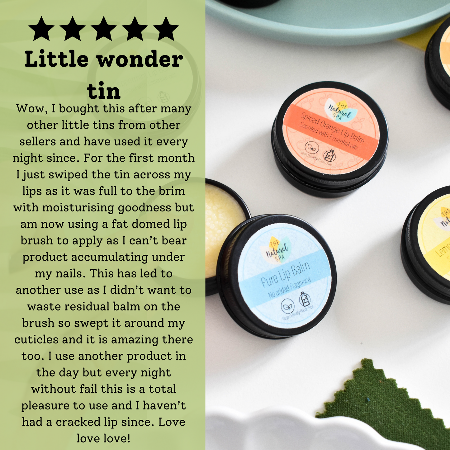 Cucumber Lime  All Natural Lip Balm