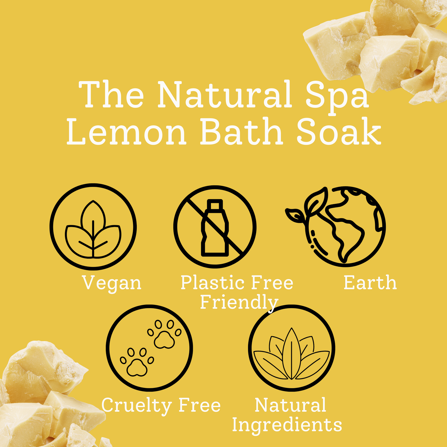 225g Lemon and Calendula Bath Soak - Compostable pouch