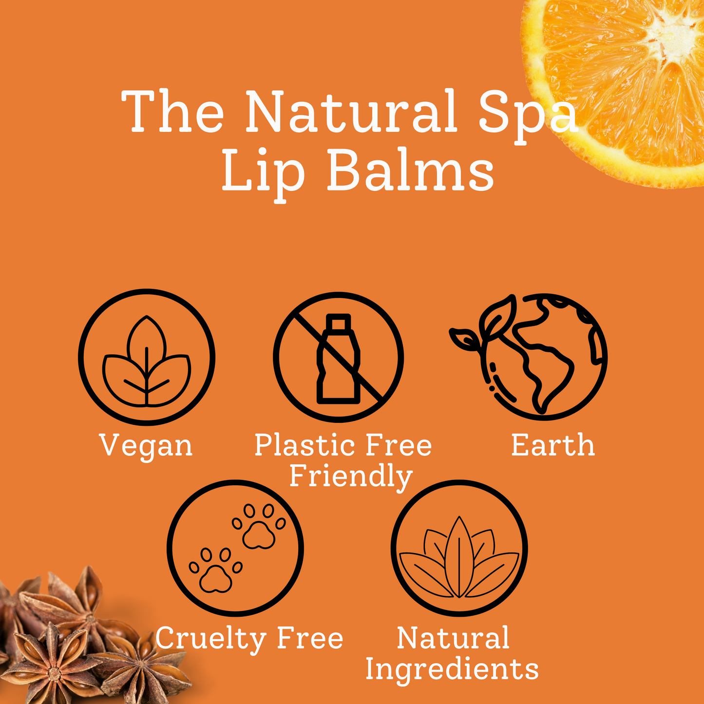 Spiced Orange   All Natural Lip Balm