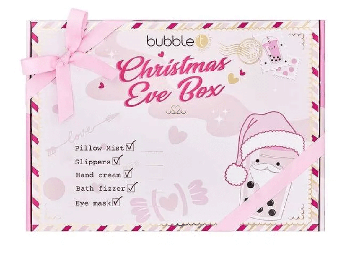 Bubble t Christmas Eve Beauty Box