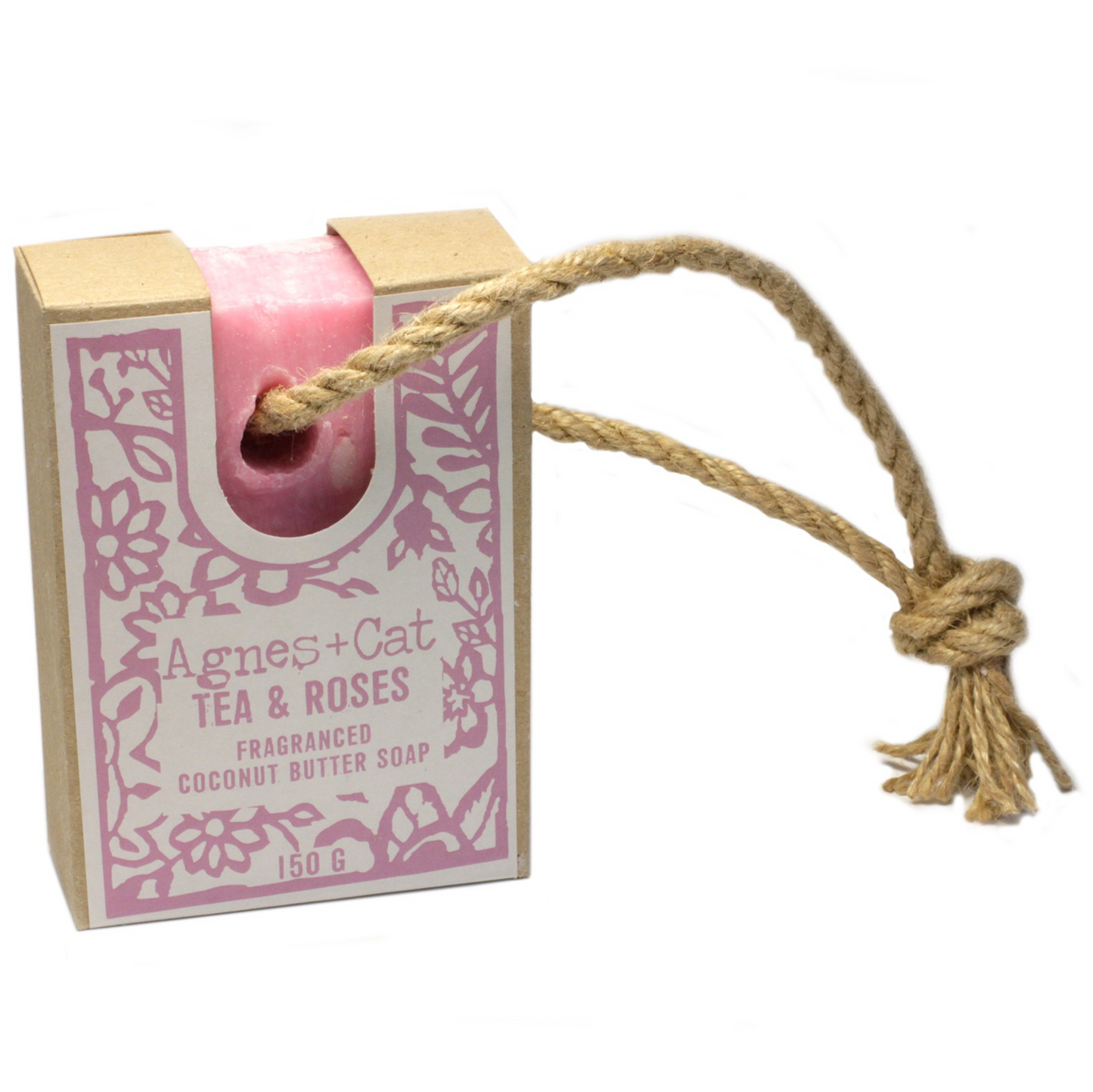 Tea and Roses Soap on a Rope