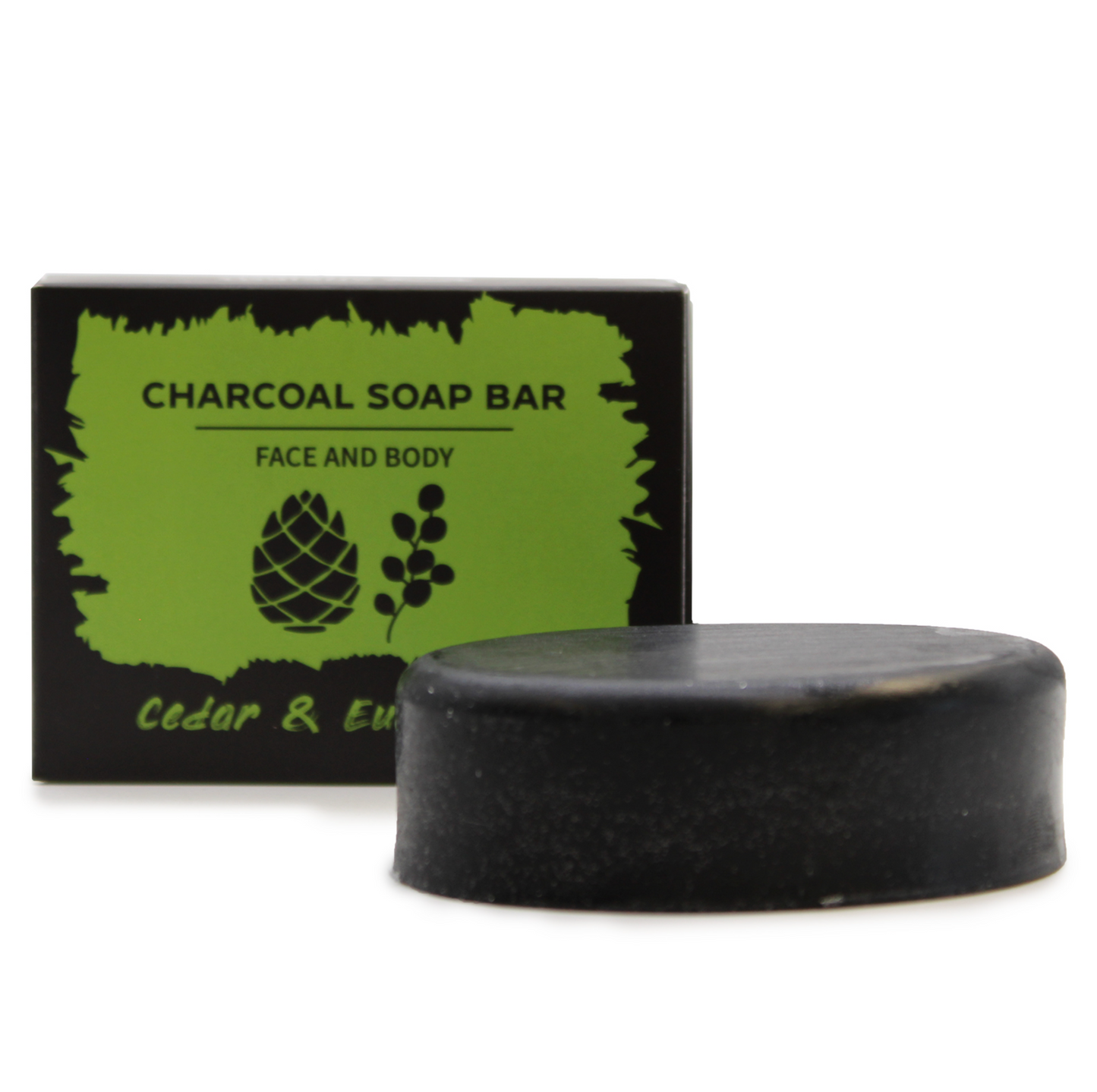 Eucalyptus & Cedarwood Scented Charcoal Soap