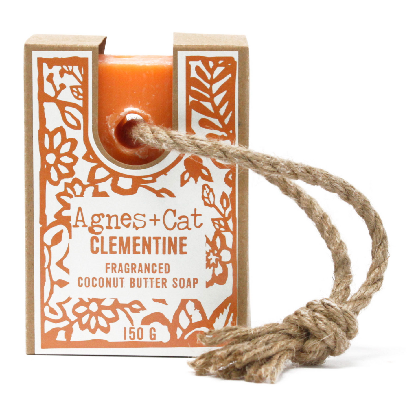 Clementine Soap on a Rope