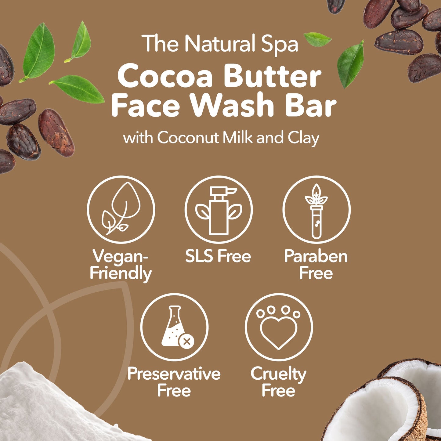 Cocoa Butter Face Wash Bar - no added fragrance