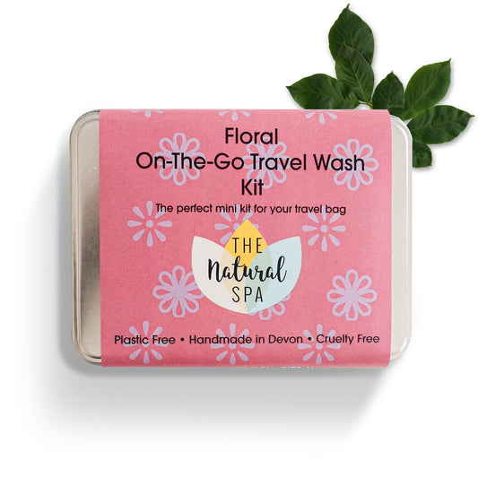 Floral Mini "on the go" Travel Wash kit