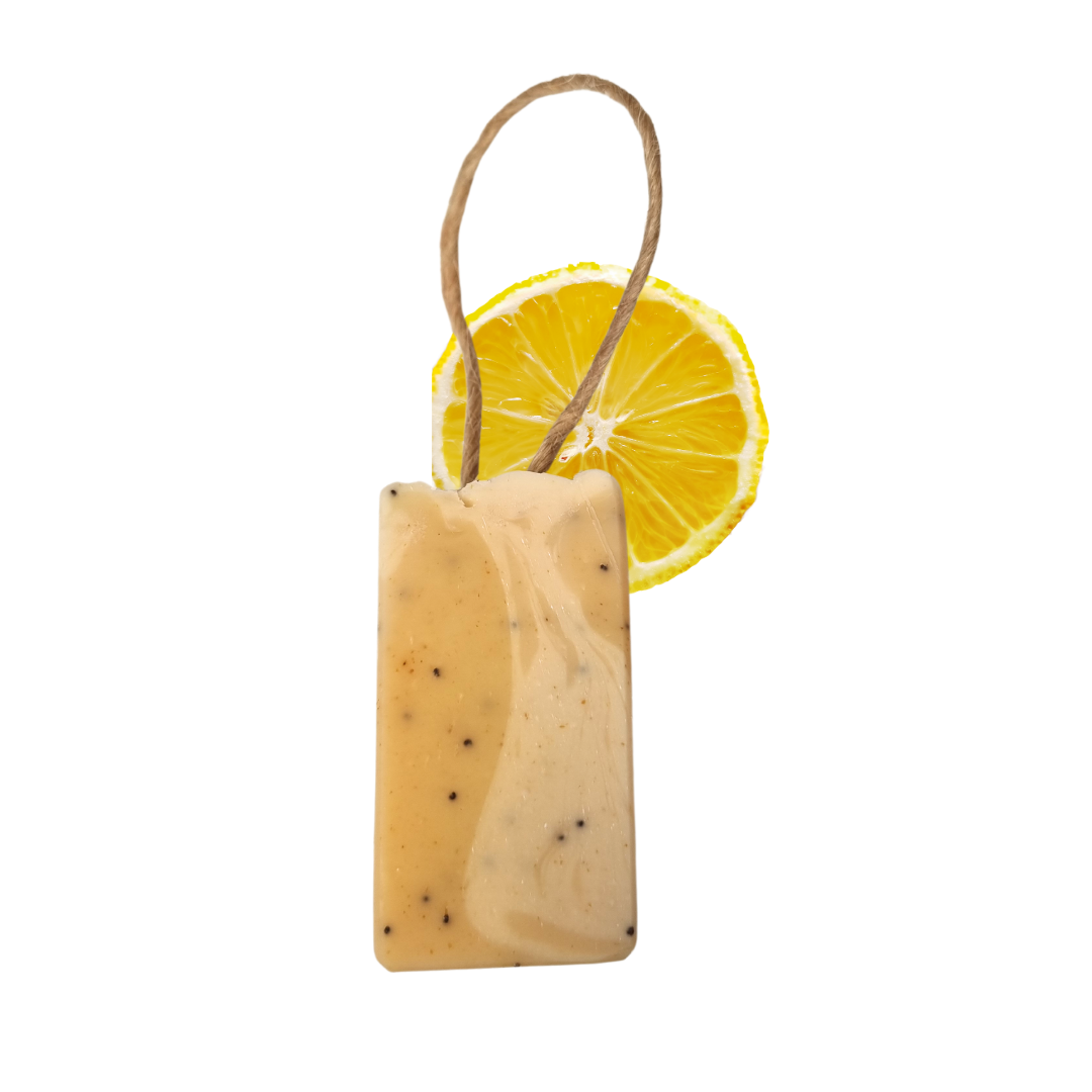 Lemon Sorbet Soap Bar - Lemon, lemongrass and Poppy seeds - 3 different styles