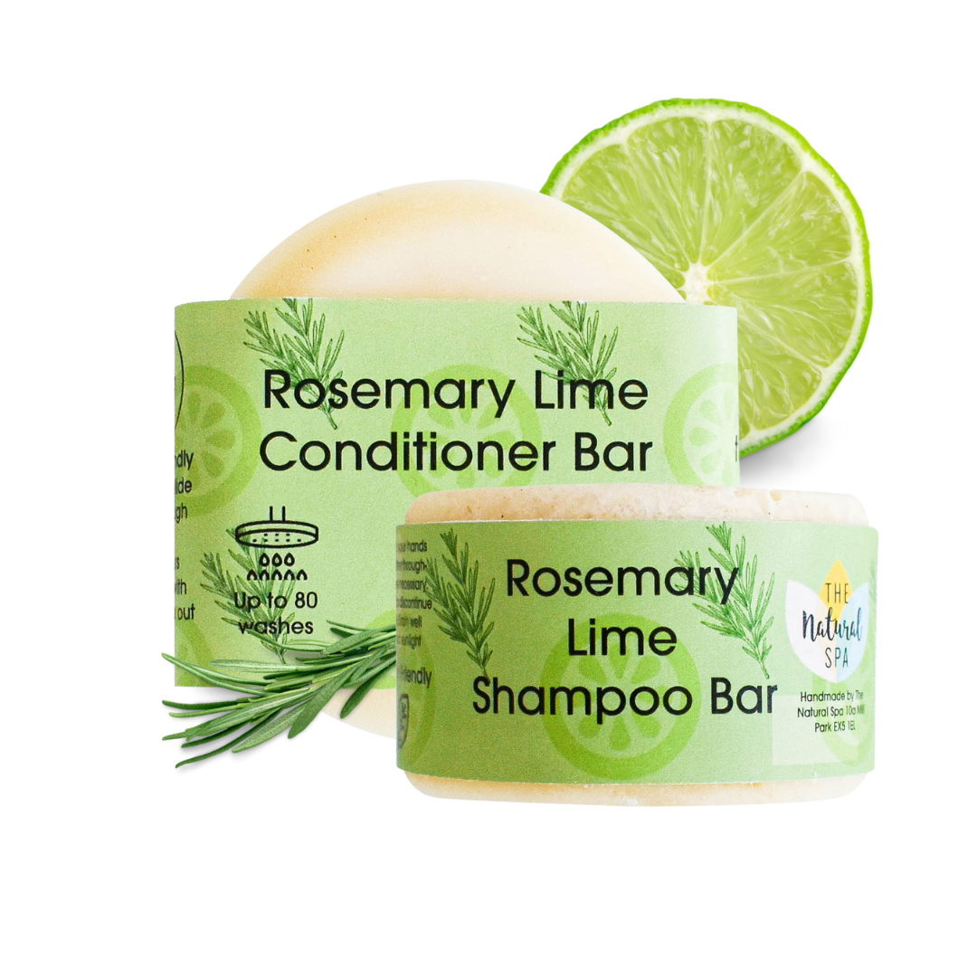 Rosemary Lime Shampoo and Conditioner Bar set