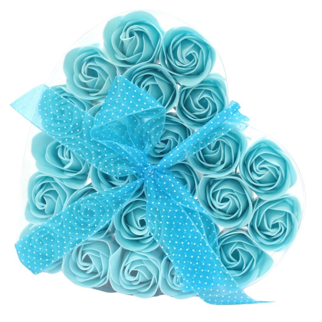 Blue Soap Roses (24 Roses)