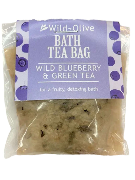 Wild Blueberry & Green Tea Bath Tea Bag