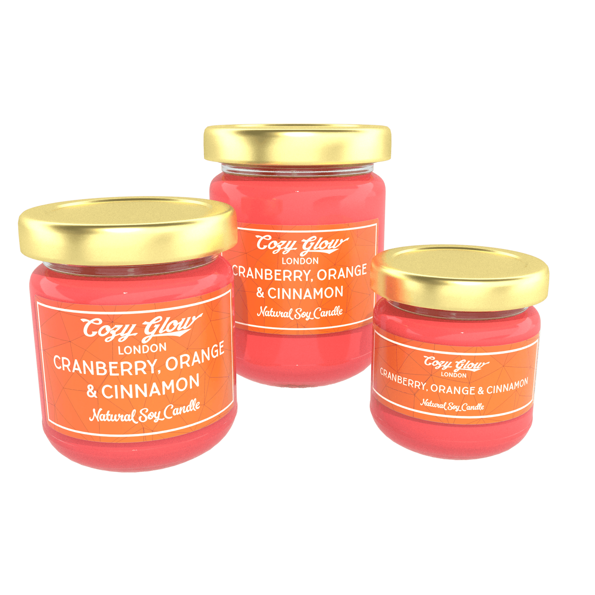 Cozy Glow Cranberry, Orange & Cinnamon Soy Candle