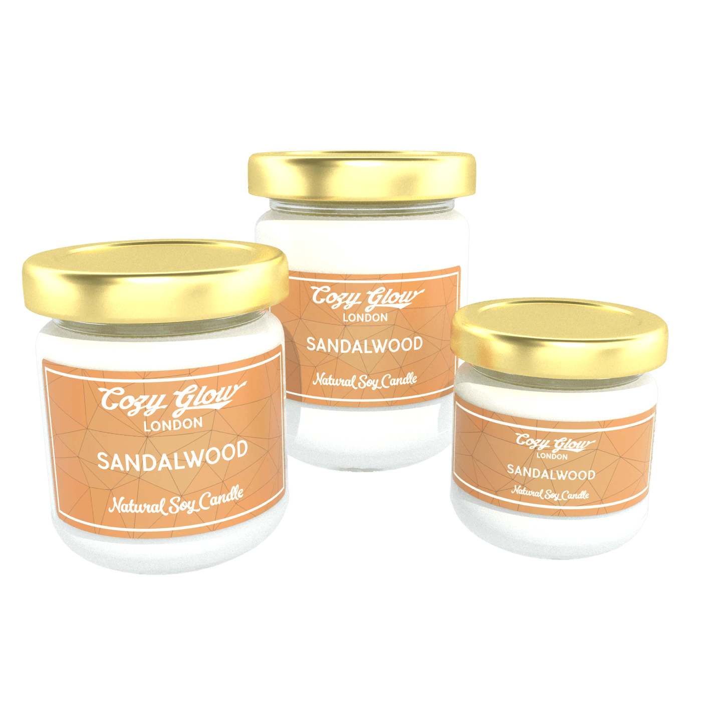 Cozy Glow Sandalwood Soy Candle