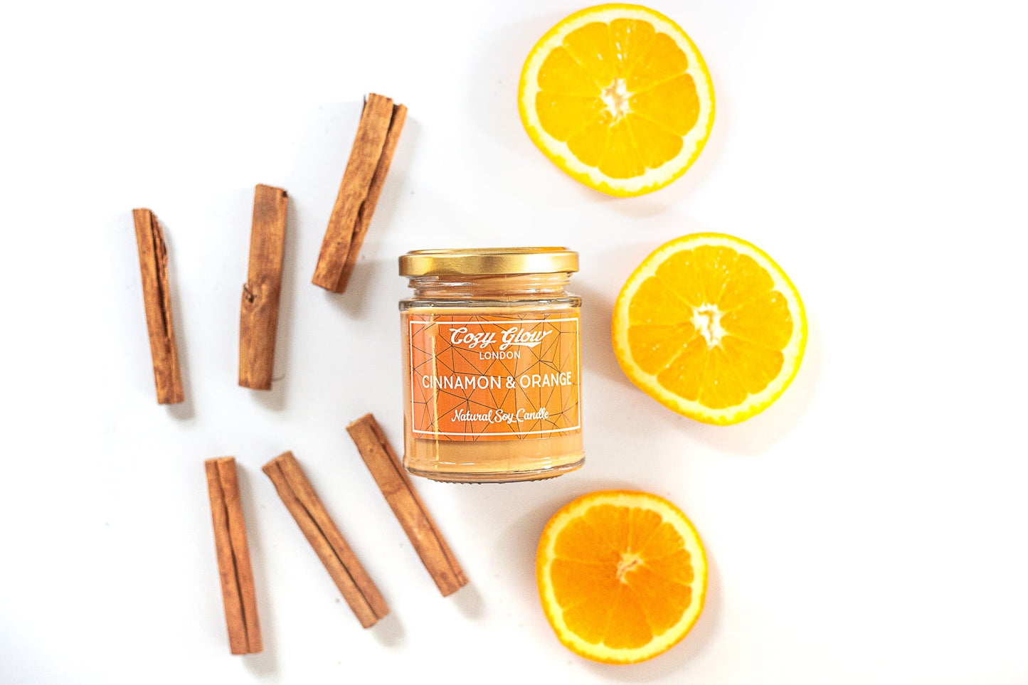 Cozy Glow Cinnamon & Orange Regular Soy Candle