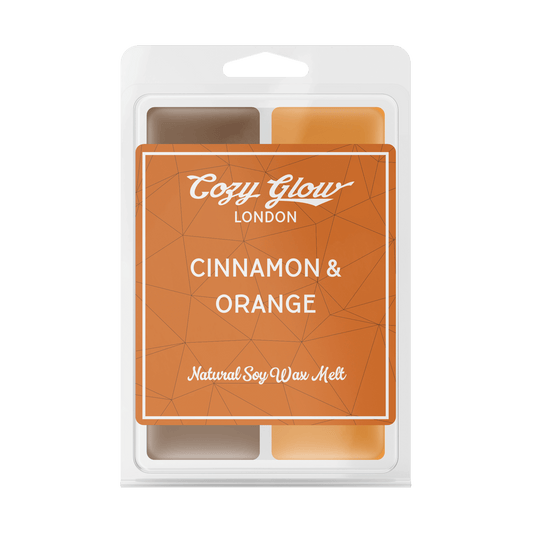 Cozy Glow Cinnamon & Orange Soy Wax Melt Duo