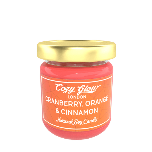 Cozy Glow Cranberry, Orange & Cinnamon Regular Soy Candle