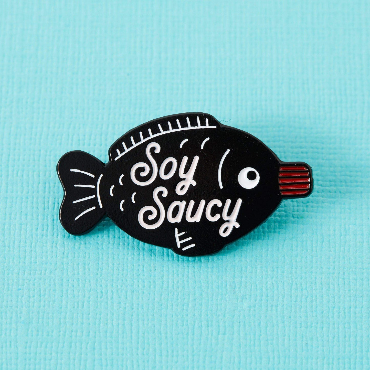 Soy Saucy Enamel Pin Badge