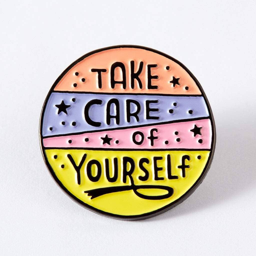 Take Care Soft Enamel Pin Badge