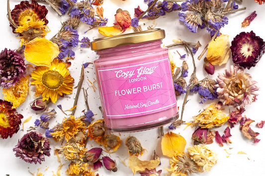 Cozy Glow Flower Burst Regular Soy Candle