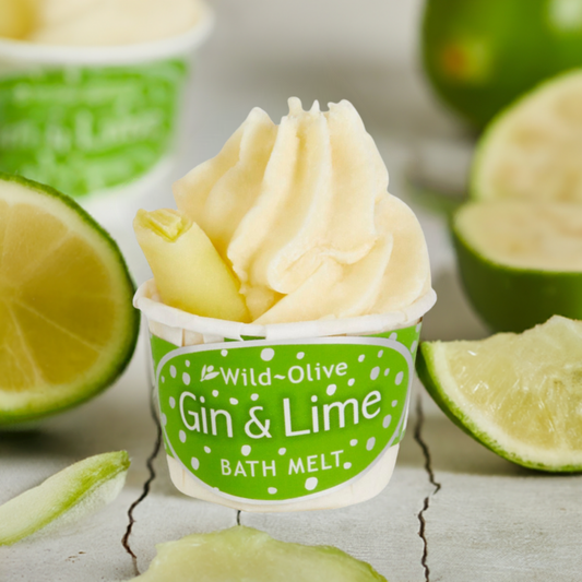 Gin and Lime Bath Melt