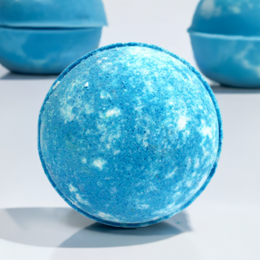 Angel Delight Dessert Bath Bomb - Blue & White