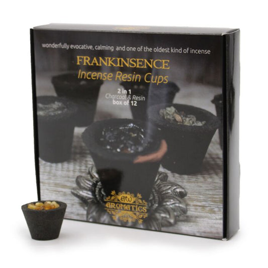 Box of 12 Resin Cups - Frankincense