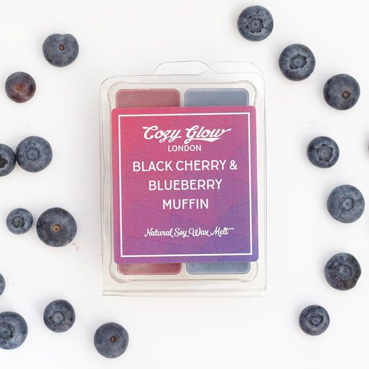 Black Cherry & Blueberry Muffin Soy Wax Melt Duo