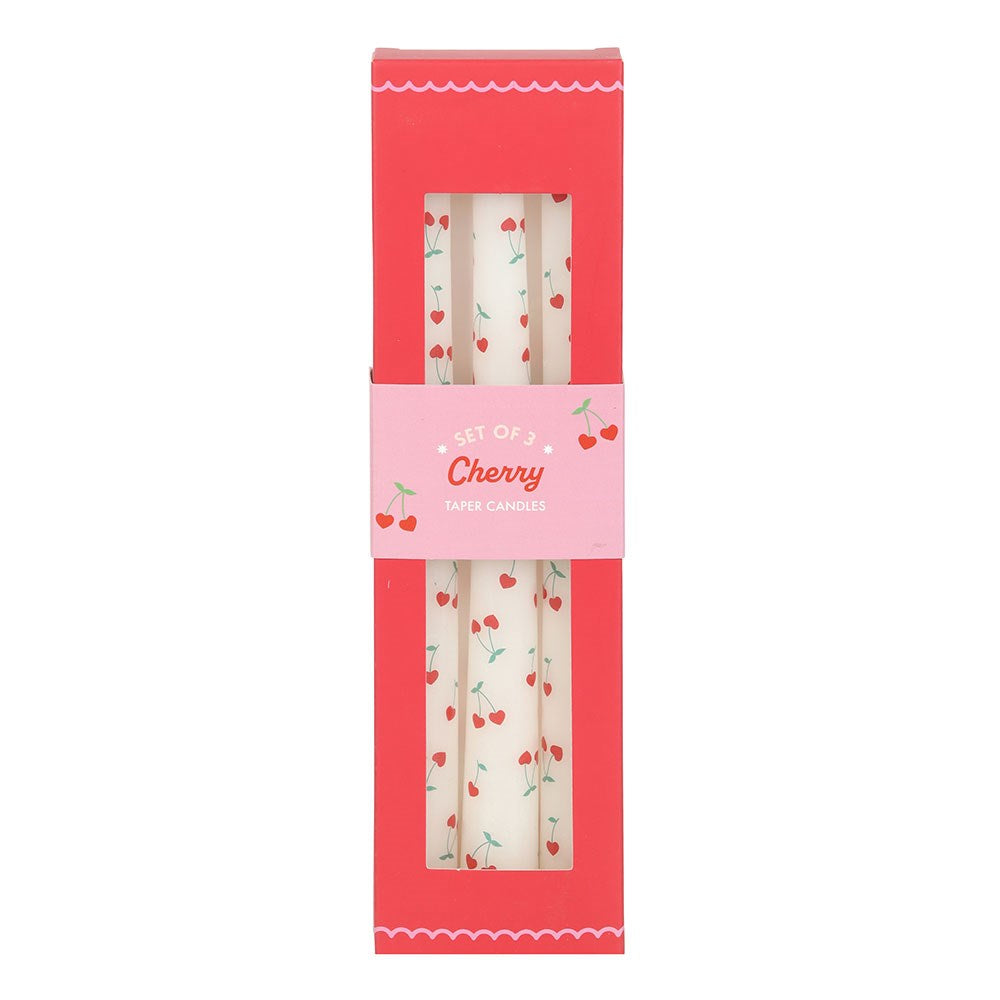 Love Bug Cherry Taper Candles